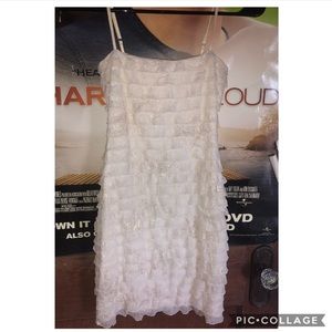 White and Gold Guess Dress